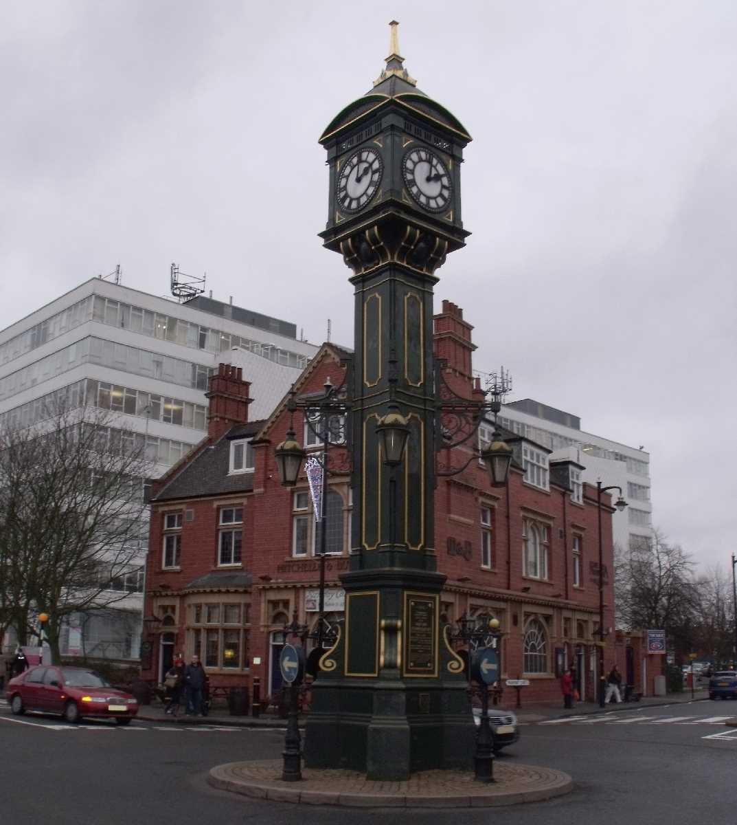 Chamberlain Memorial Clock Jewellery Quarter (November 2009)